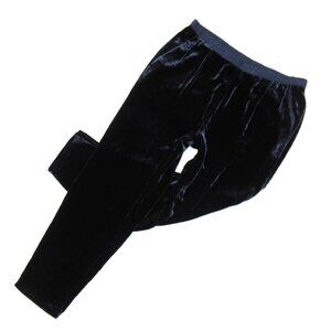 NWT Eileen Fisher Ankle Length Pant in Midnight Velvet Tapered Pull-on Pants M